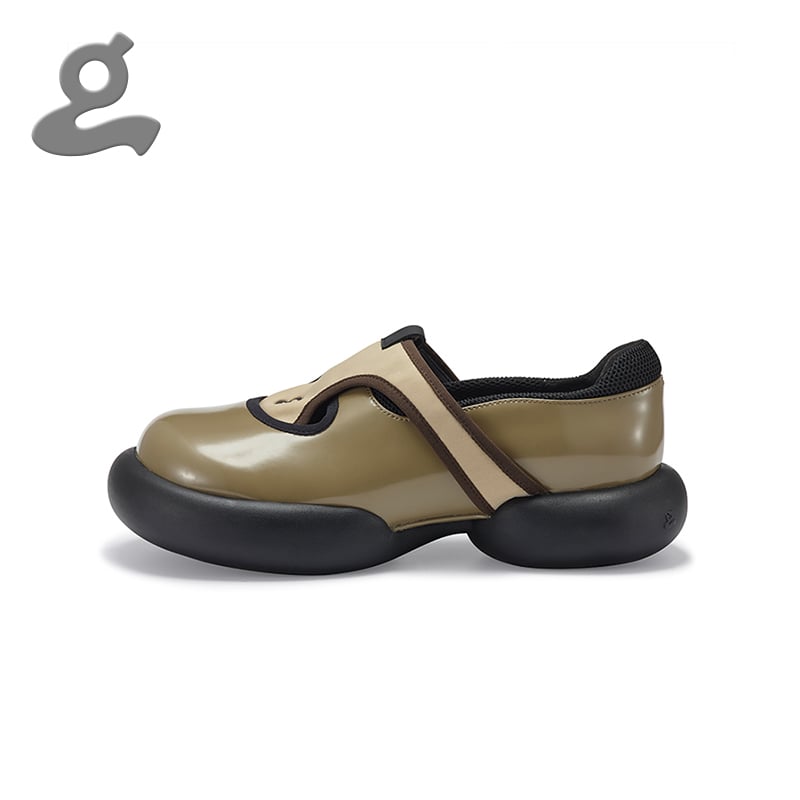 Image of Green Platform Shoes"Crossing"