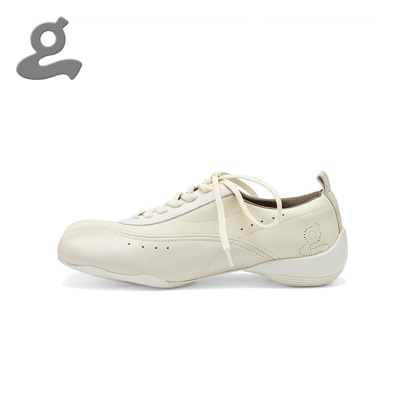 Image of Square-toe lace- up shoes"Twisted"
