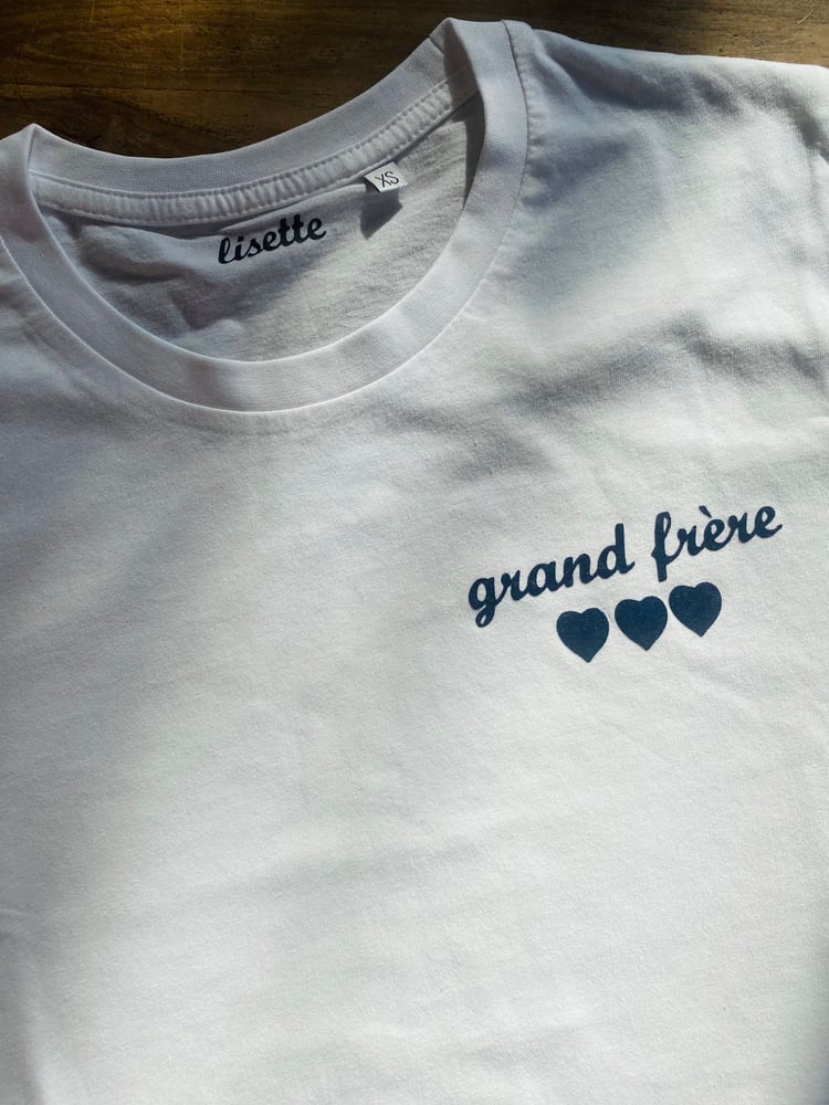 Image of Tee-shirt grand frère 💙💙💙