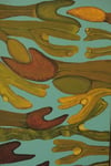 Seaweed study acrylic painting