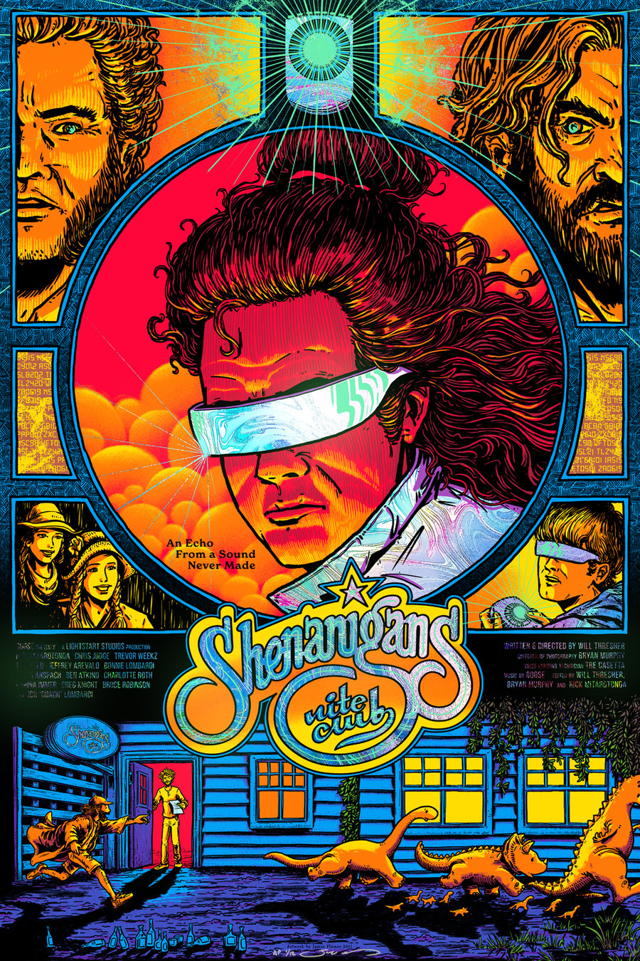 Image of Goose - Shenanigans Nite Club - Official Movie Poster - 'Hazy Waves' HoloFoil Variant