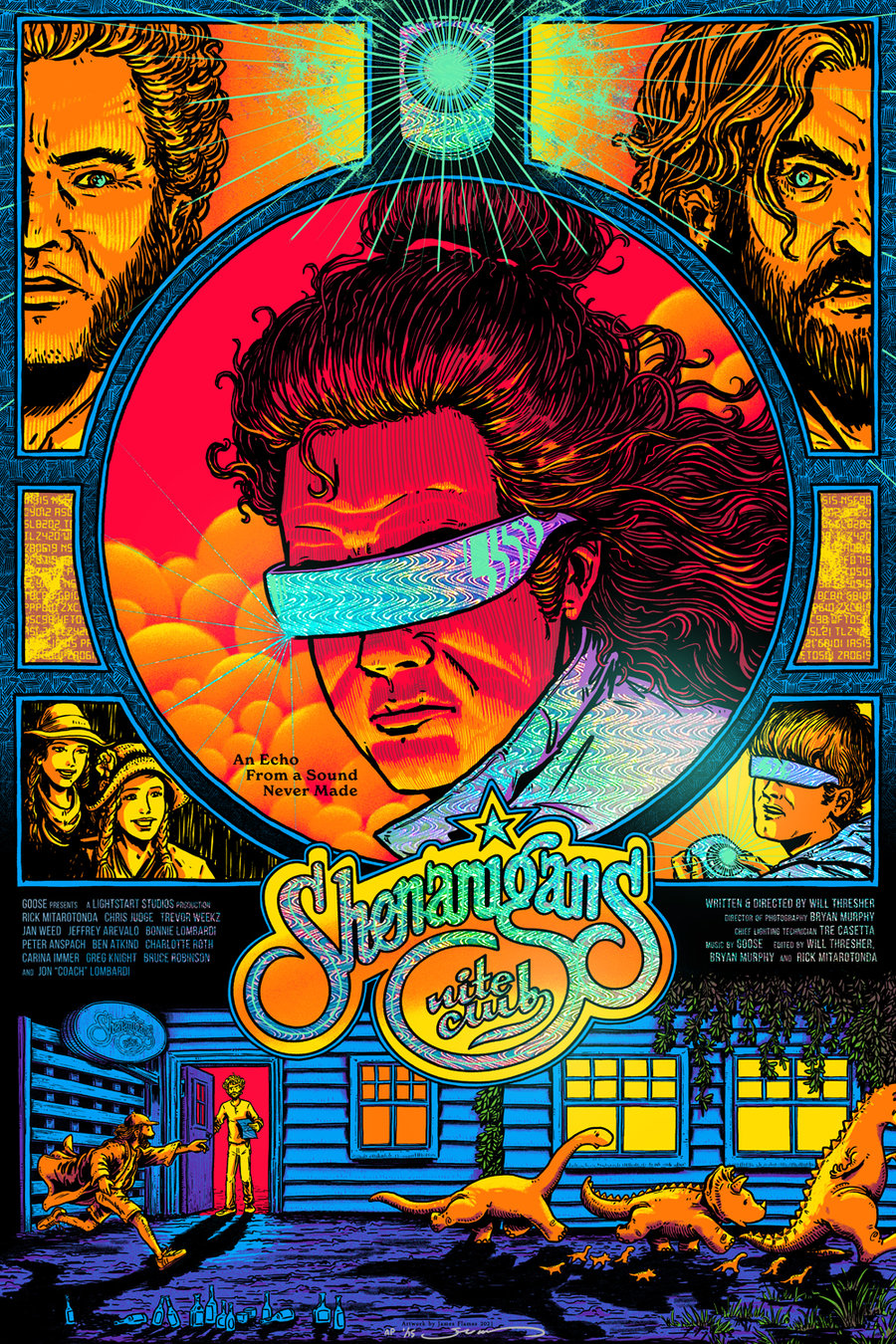 Image of Goose - Shenanigans Nite Club - Official Movie Poster - 'Sonic Echoes' HoloFoil Variant