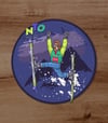Daffy Circle Sticker 