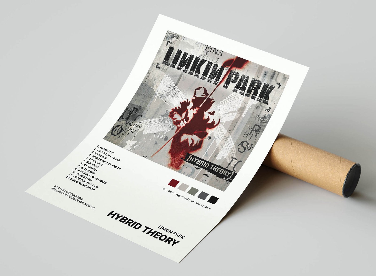 Linkin Park - Hybrid Theory Album Cover Poster | Architeg Prints