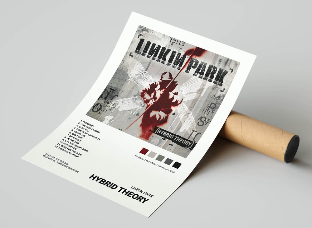 Linkin Park - Hybrid Theory Album Cover Poster
