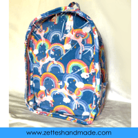 Image 2 of Handmade Rainbow Unicorn Ita-bag Backpack