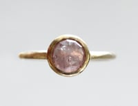 Image 4 of Pink sapphire ring. 18k. Amelie