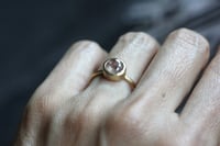 Image 5 of Pink sapphire ring. 18k. Amelie