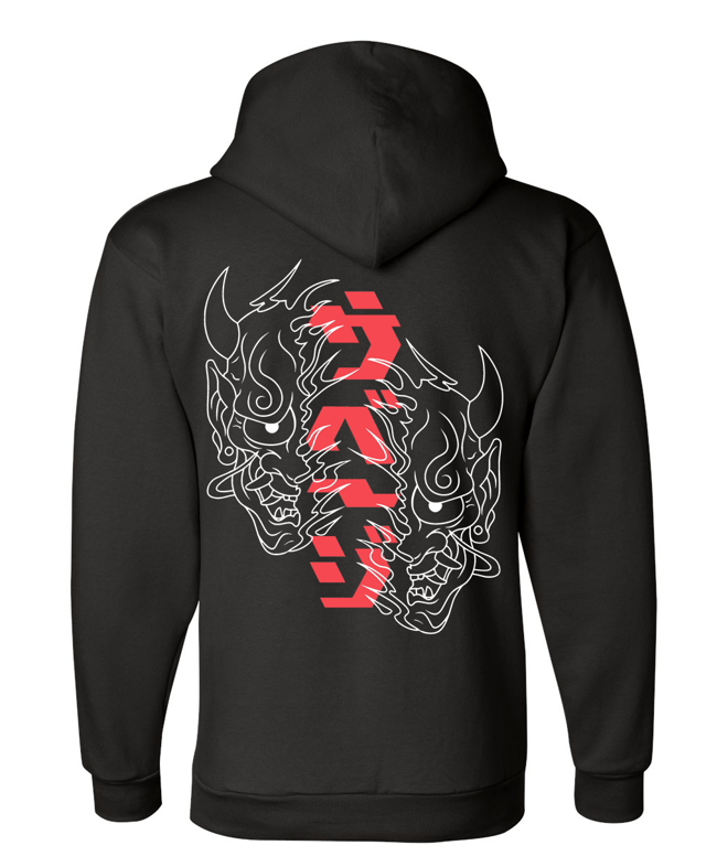 GTSVG x CHAMPION Infrared Oni Hooded Pullover