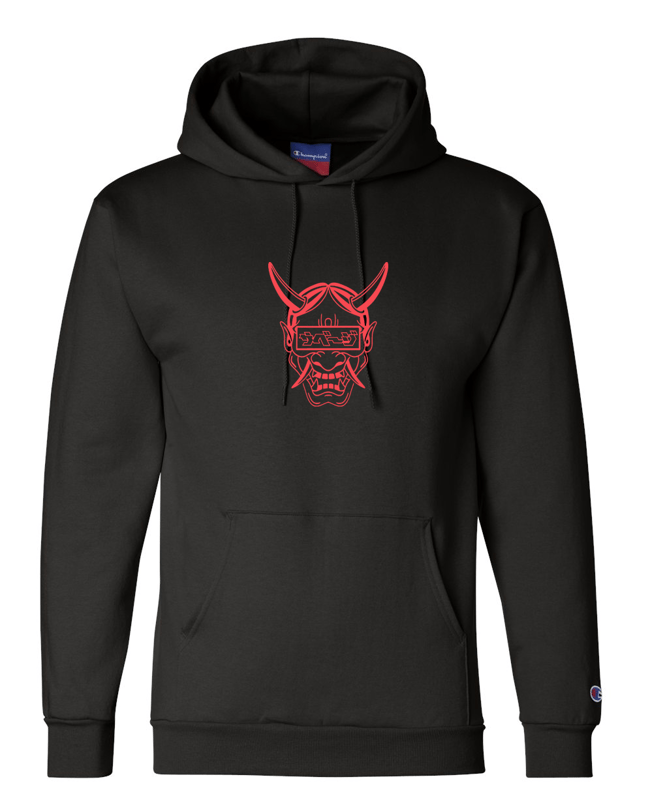 GTSVG x CHAMPION Infrared Oni Hooded Pullover