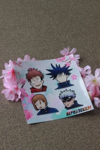 Image 1 of JJK Mini Sticker Sheet (4 minis)