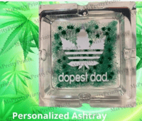 Image 1 of  Cannabis Ashtrays - Personalized Option 