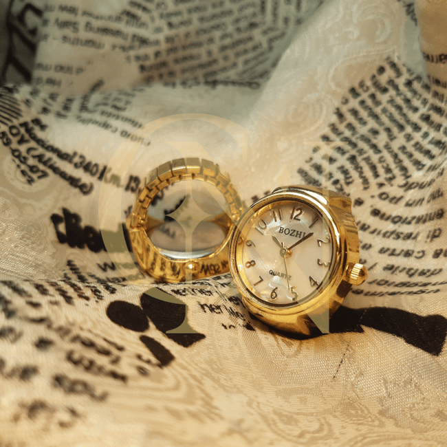 Marbled Face /Gold Tone