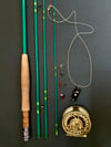 Custom 8' 5wt Fiberglass Fly Rod - Demo Rod