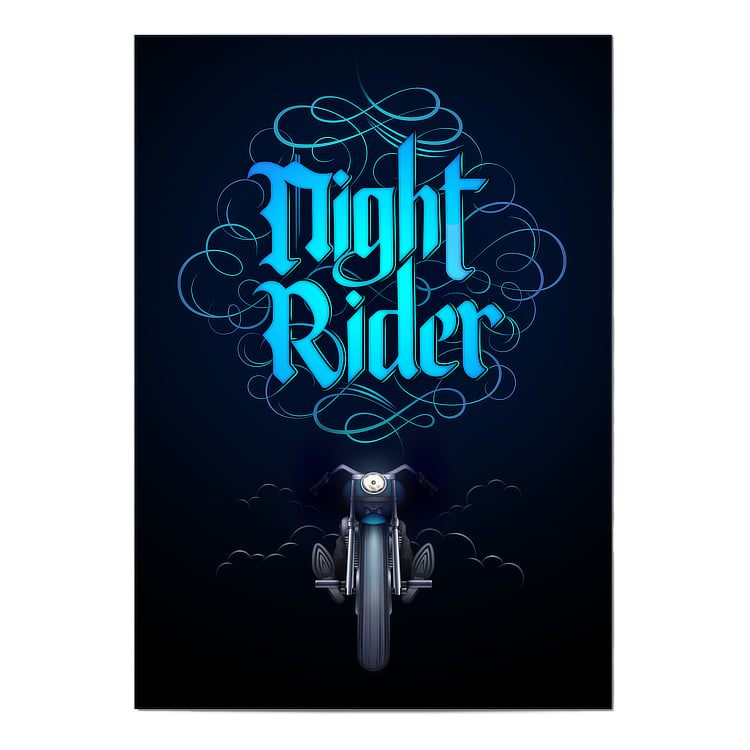 Image of Night Rider Poster