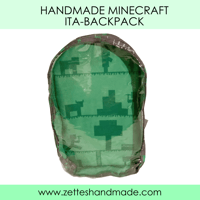 Image 1 of Handmade Minecraft Ita-bag Backpack