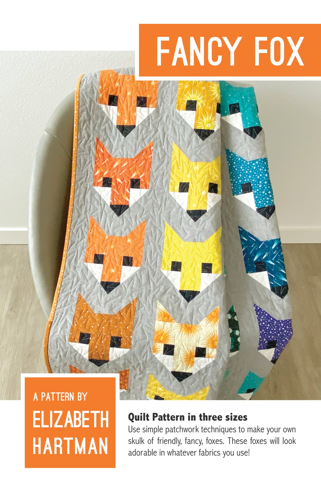 Fancy Fox Quilt Pattern By Elizabeth Hartman