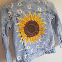 KIDS Sunflower & Daisy Jacket -Size 7  *1 in STOCK*