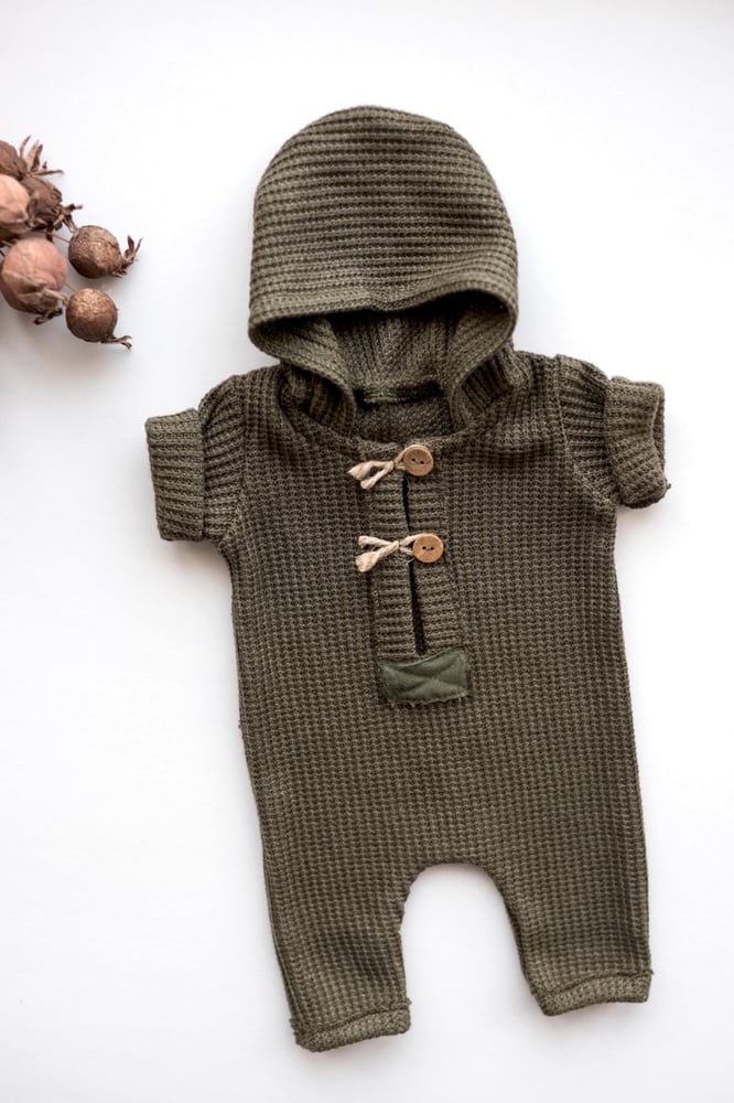 Image of Oak Hooded Romper