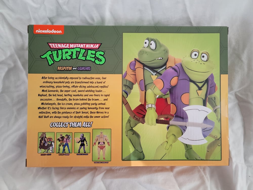 Kevin Eastman signed w/sketch TMNT (Cartoon)- 7" Scale Action Figure - Rasputin And Genghis