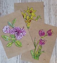 Image 5 of Steampunk Flowers - Set of Three Colour Prints
