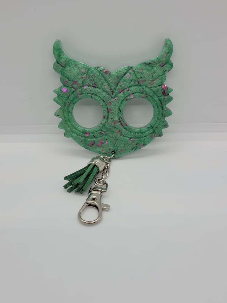 Image of Green Owl Self-defense Keychain (Small)