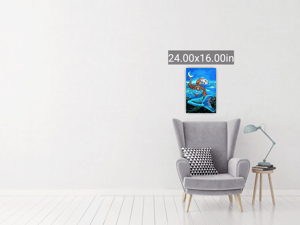 Image of "Ode to Yemaya" Canvas Print