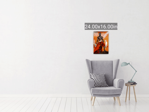 Image of "Ode to Shango" Canvas Print