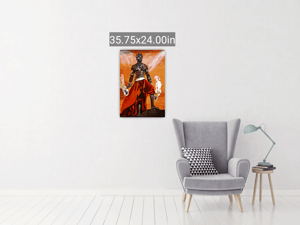 Image of "Ode to Shango" Canvas Print