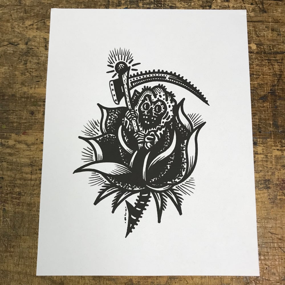 Image of ROSE REAPER PRINT