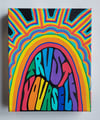 'Trust Yourself' Acrylic painting