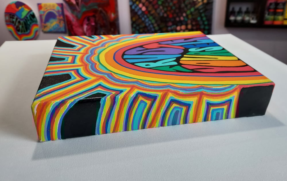 'Trust Yourself' Acrylic painting