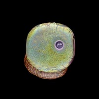 Image 2 of XL. Variegated Brown Hen - Lampwork Glass Sculpture Focal Pendant Bead