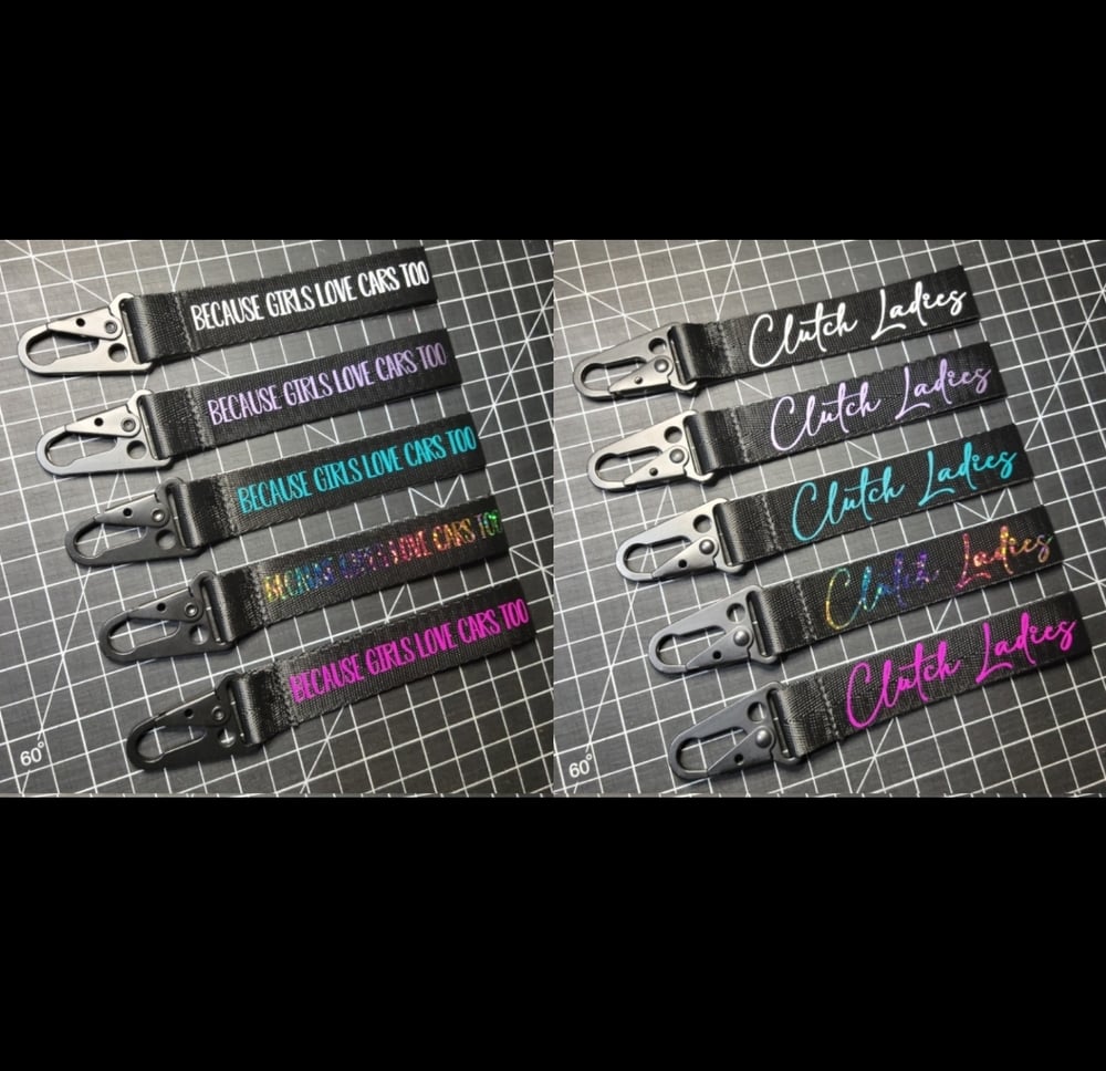 Clutch Ladies Latch Keytag