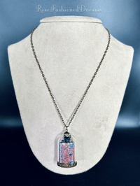 Image 3 of Book Glass Dome Necklace With Hanger