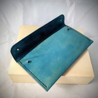 Image 2 of Flap Pouch (Grey-Blue)