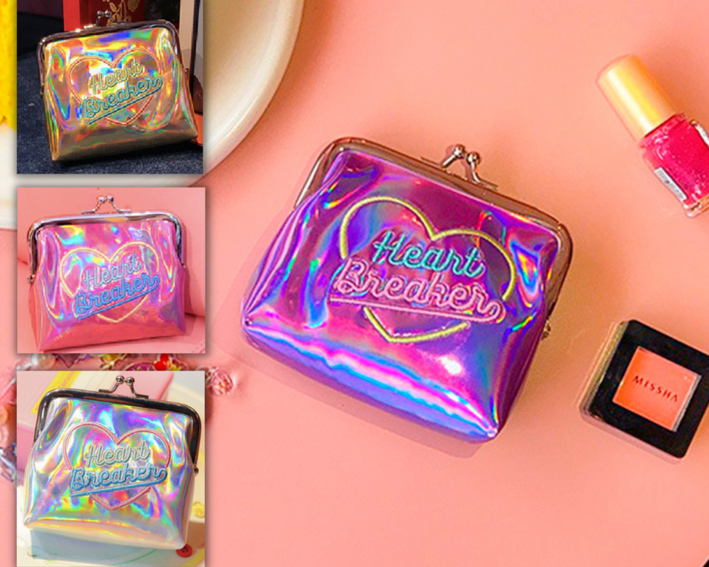 Image of HEARTBREAKER Holographic Clutch
