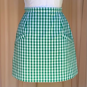 Image of Peppermint Gingham Phuncle Mini Skirt