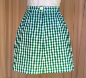 Image of Peppermint Gingham Phuncle Mini Skirt