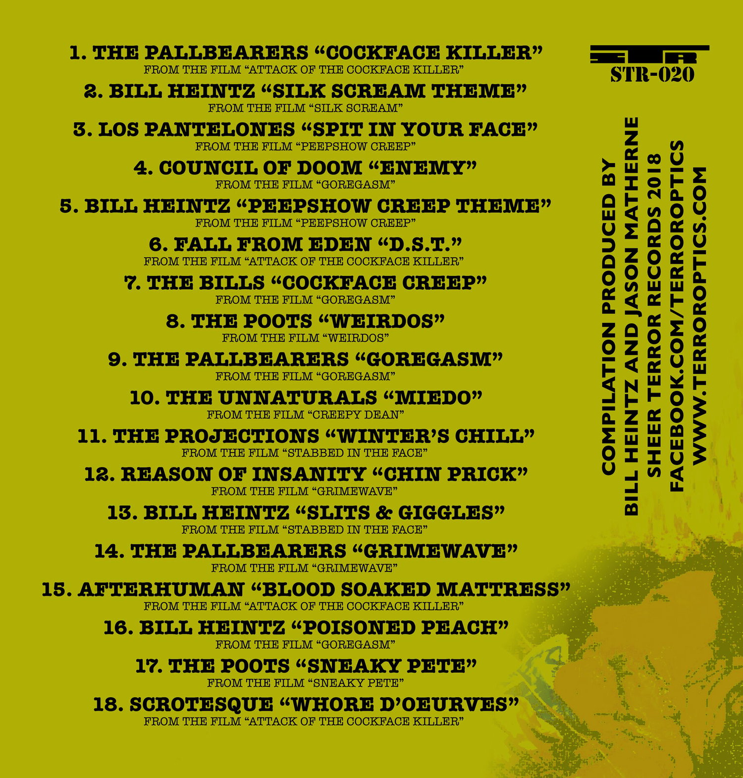 Image of Terror Optics Tunes Compilation CD