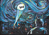 Starry Knight (canvas print)