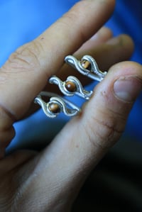Image 3 of Sterling Silver Tigers Eye Rings (3 available)