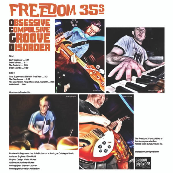 Freedom 35s – Obsessive Compulsive Groove Disorder VINYL LP