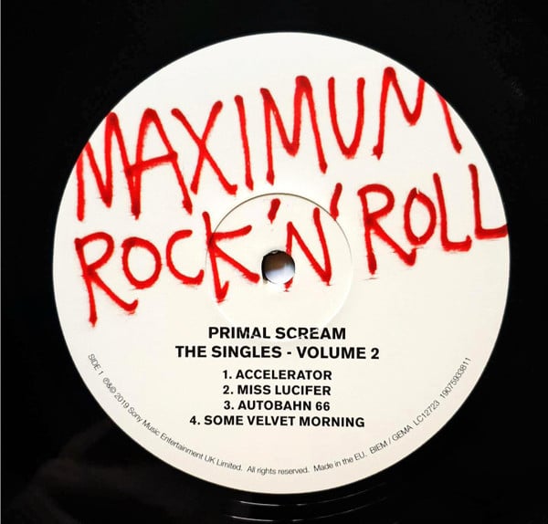 Primal Scream ‎– Maximum Rock 'N'Roll - The Singles Volume 2, VINYL LP