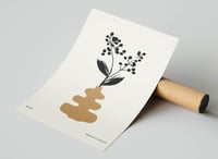 Image 3 of Bohemian Art Print Poster No 08 - Vase of Flowers