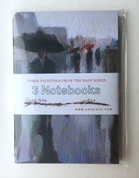 Image 3 of 3 'Rain painting' plain A6 Notebooks