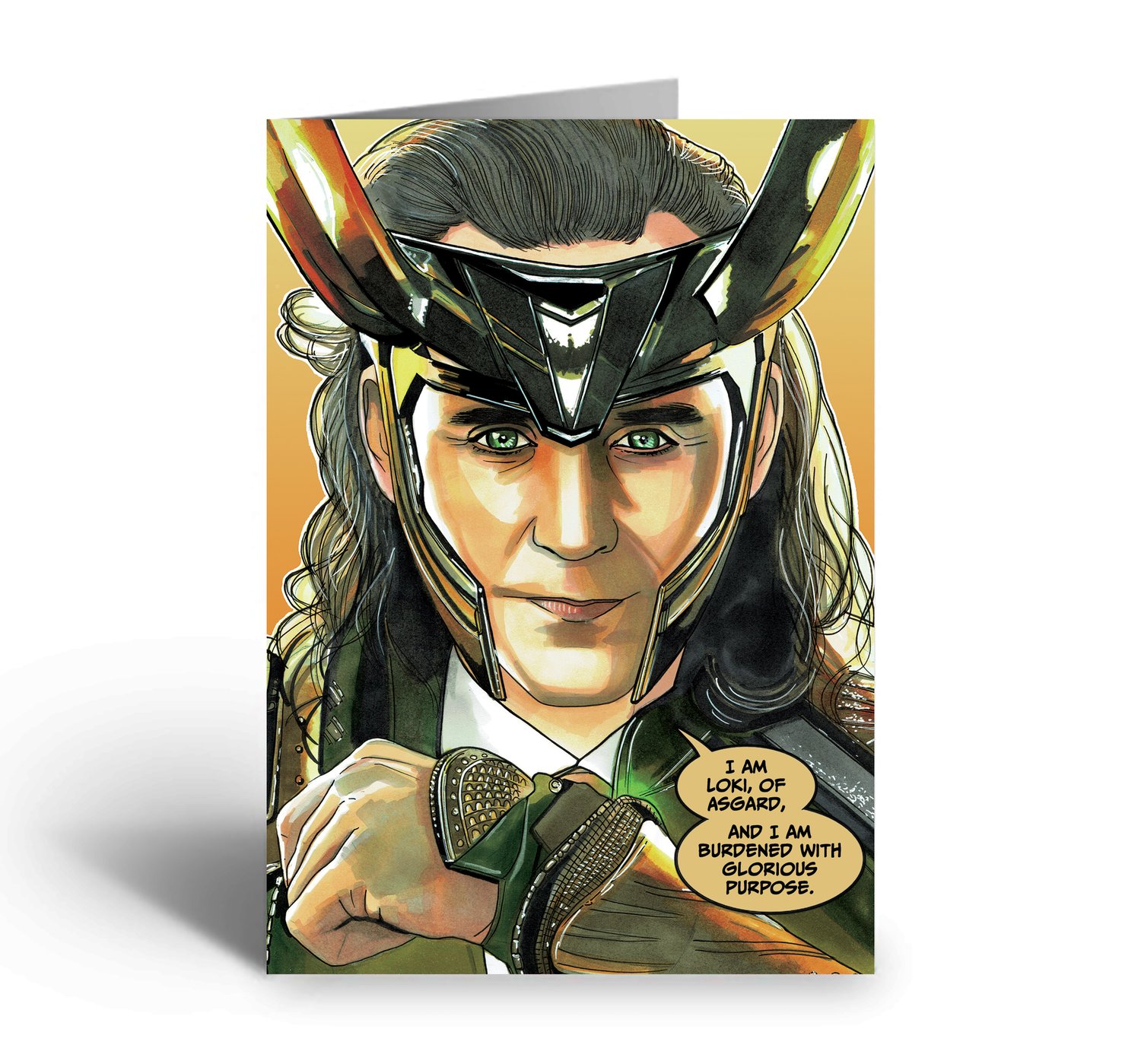 Loki Greetings Card with Envelope (C6 size)