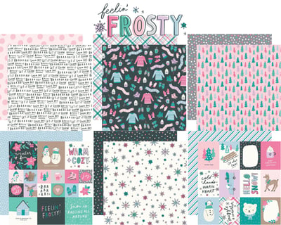 Image of Simple Stories | Feelin’ Frosty 12x12 Paper Bundle 