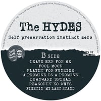 Image 4 of The Hydes ‎– Self Preservation Instinct Zero VINYL LP