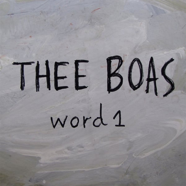 Thee Boas – Word 1, 12" VINYL, NEW